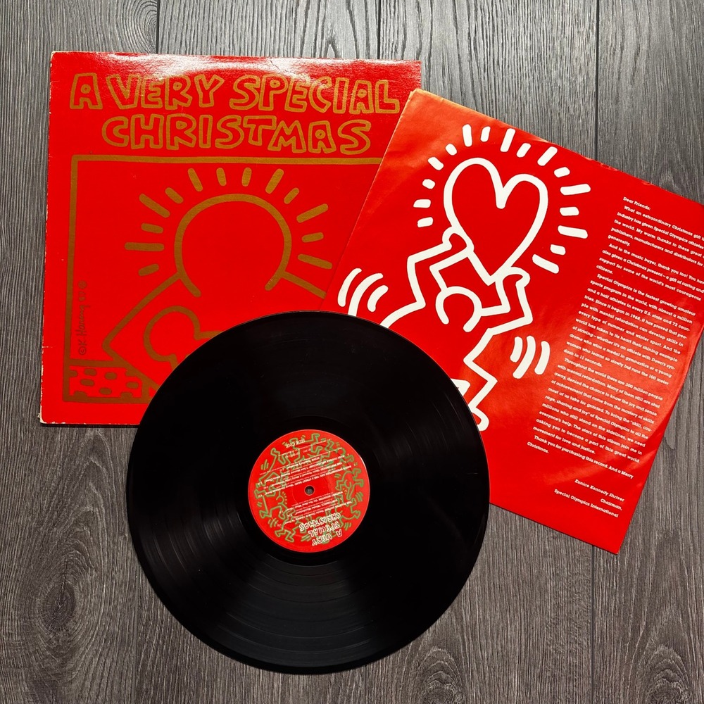 A Very Special Christmas Vinyl LP 1987 Keith Haring Cover Madonna Run-DMC SP3911